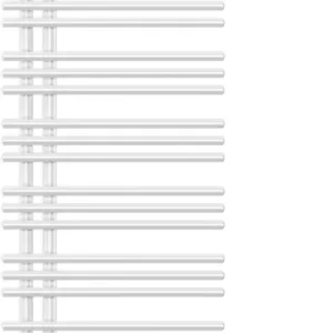 Radiateur de bain Zehnder Yucca Asym Blanc Résistance électrique à gauche Certifié